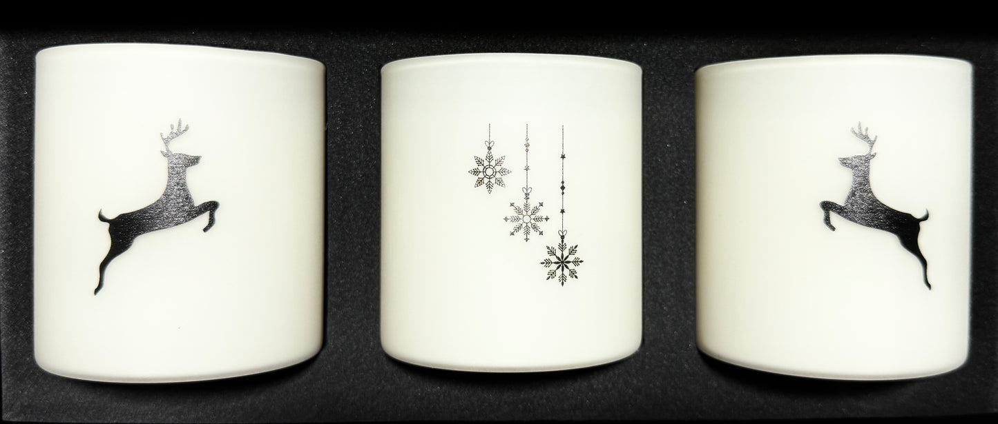 Christmas giftbox - Frosted Pearl Small - Cream white