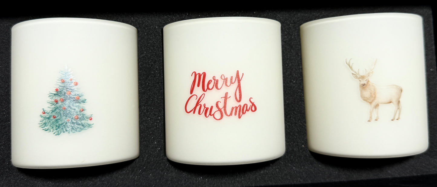 Christmas giftbox - Frosted Pearl Small - Cream white