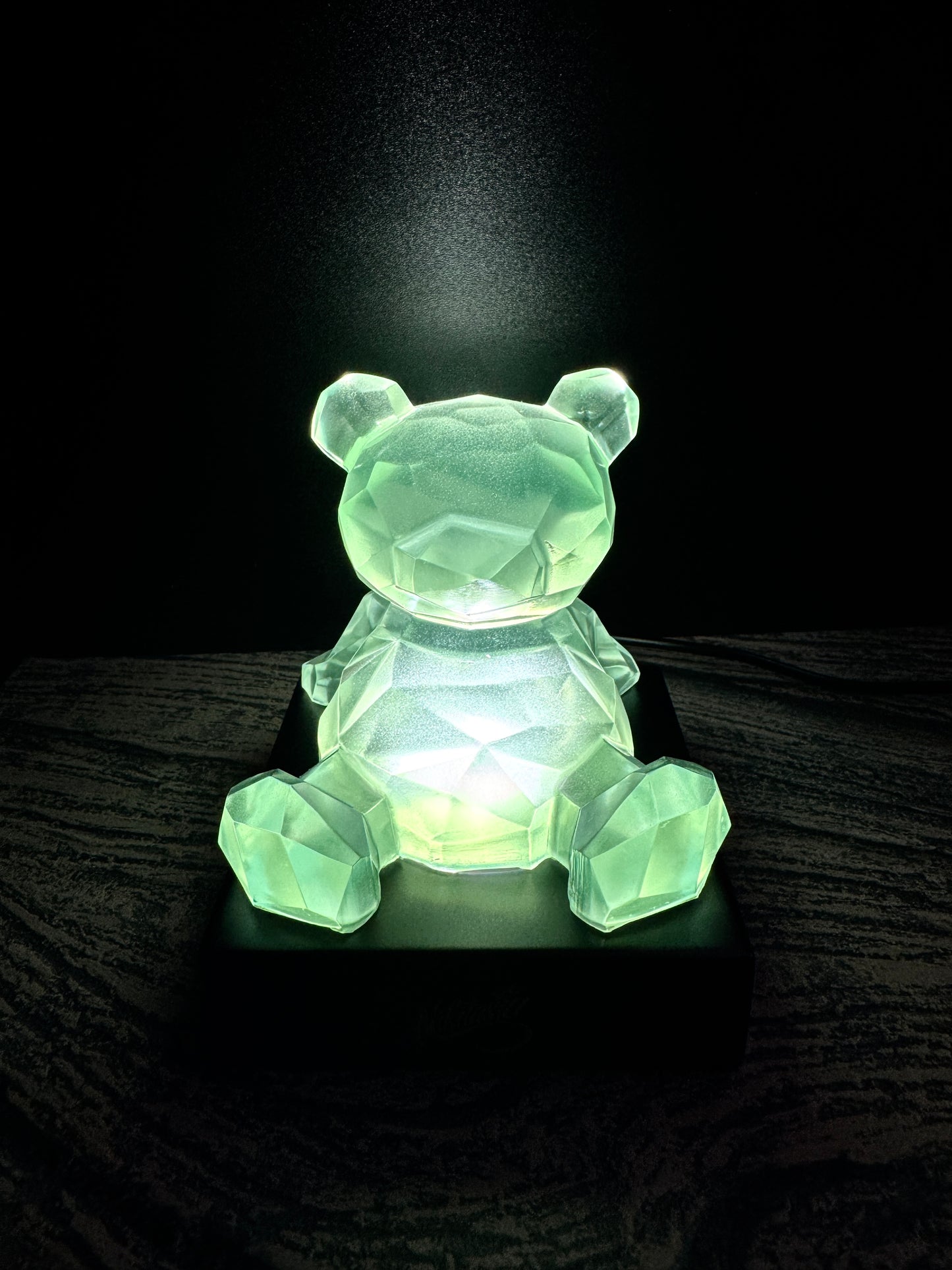 Glow in the dark bears LEDLAMP BASE INCLUDED