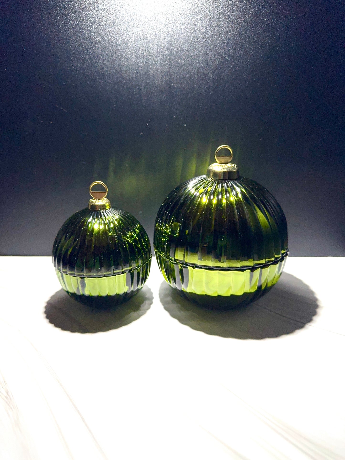 Christmas Bauble Small: Set 3 pieces - Red, Green & Gold