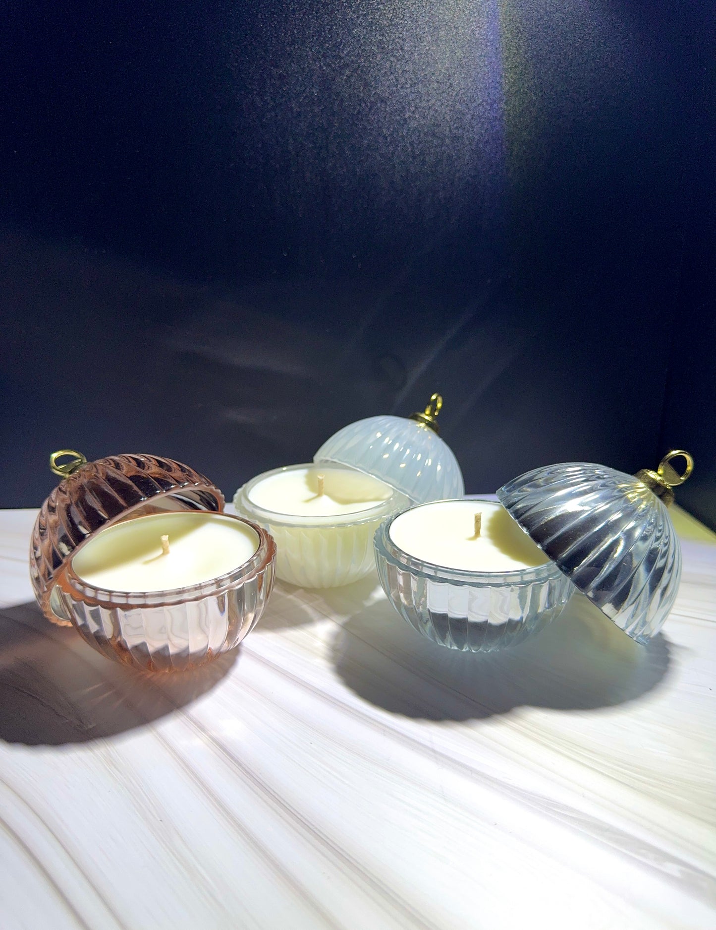 Christmas Bauble Small: Set 3 pieces - Red, Green & Gold