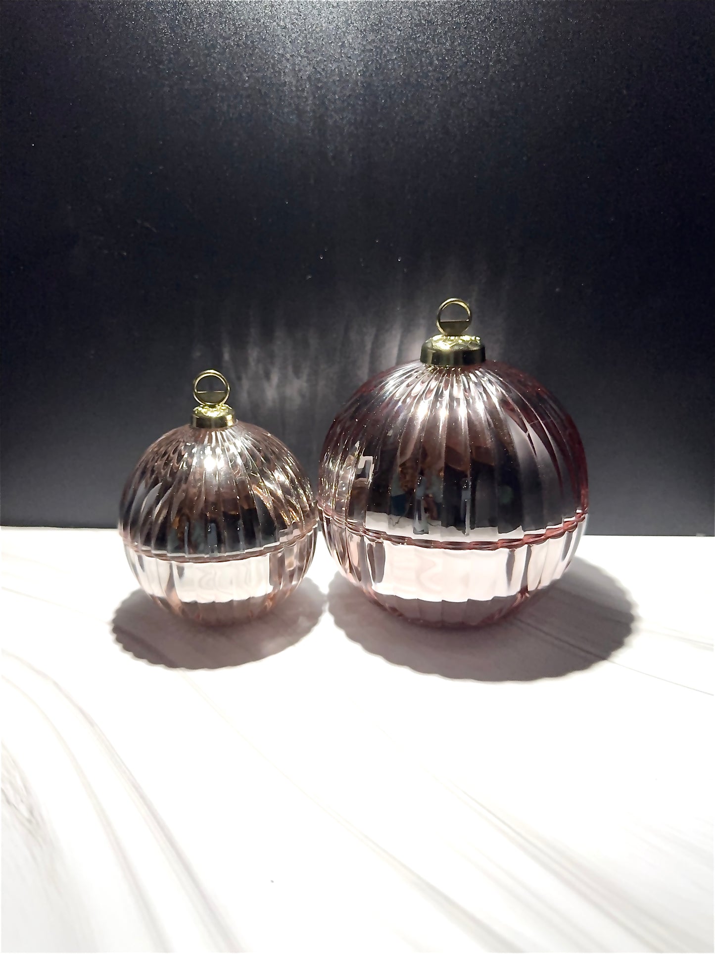 Christmas Bauble Small: Set 3 pieces - Red, Green & Gold