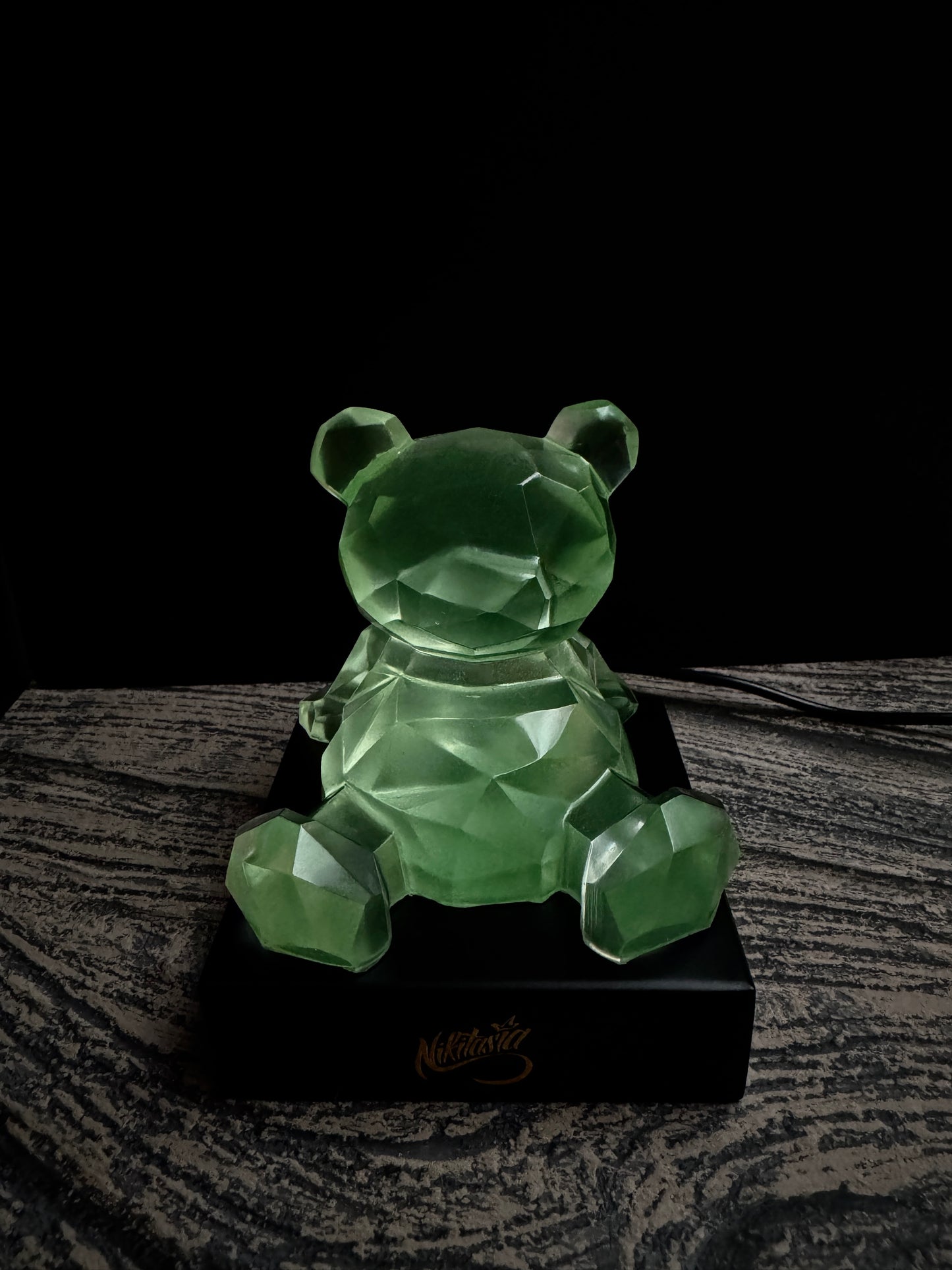 Glow in the dark bears LEDLAMP BASE INCLUDED