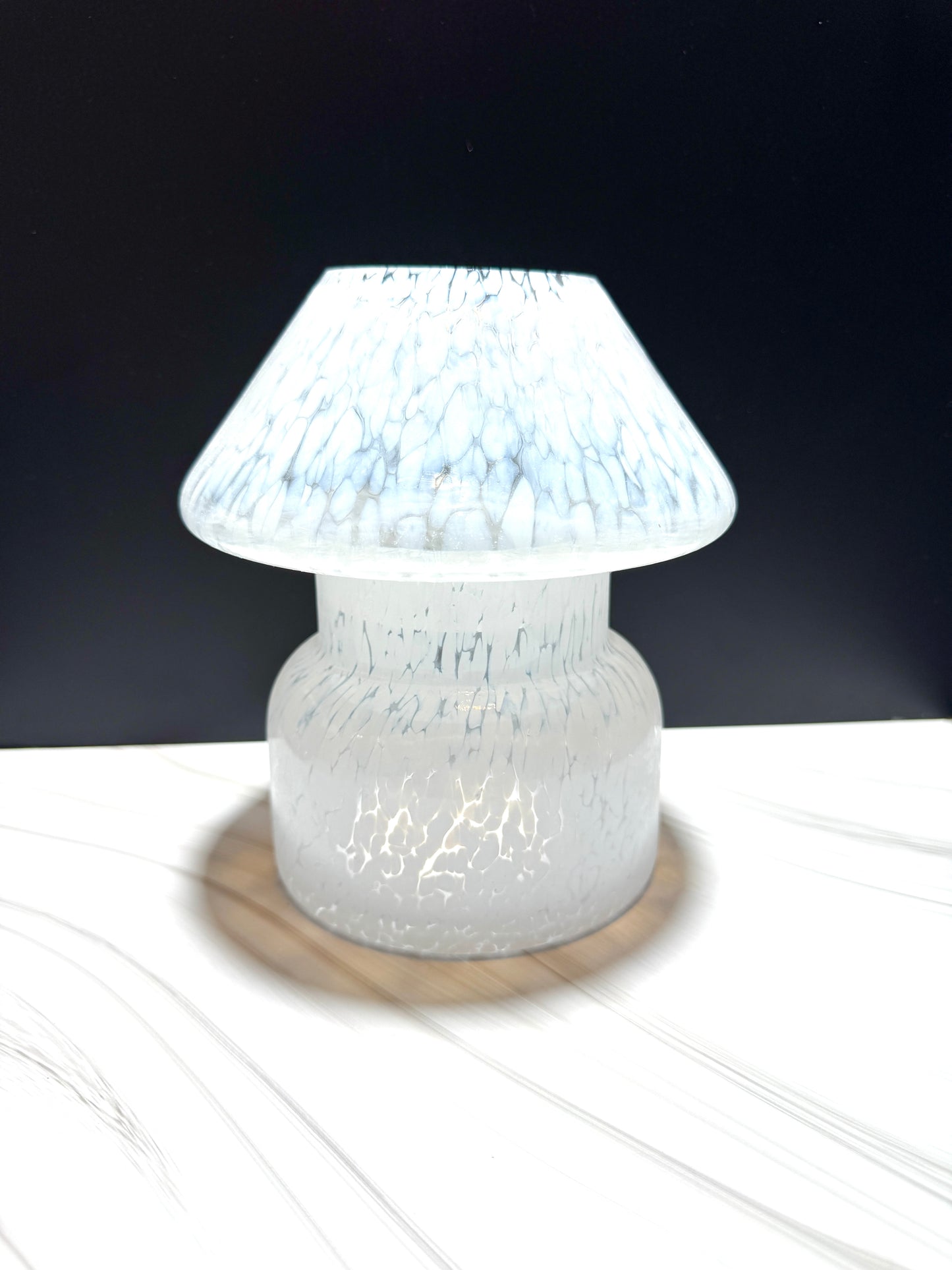 Dalmatian White Lamp Jar