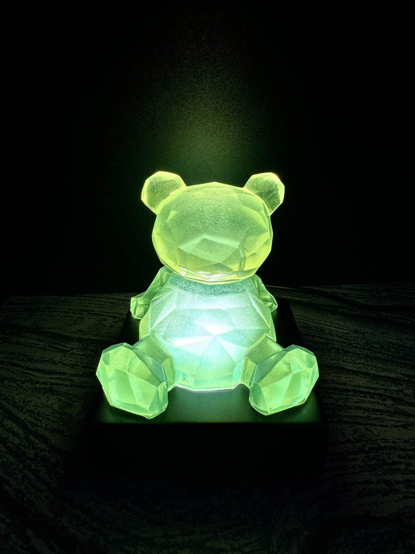 Glow in the dark bears LEDLAMP BASE INCLUDED