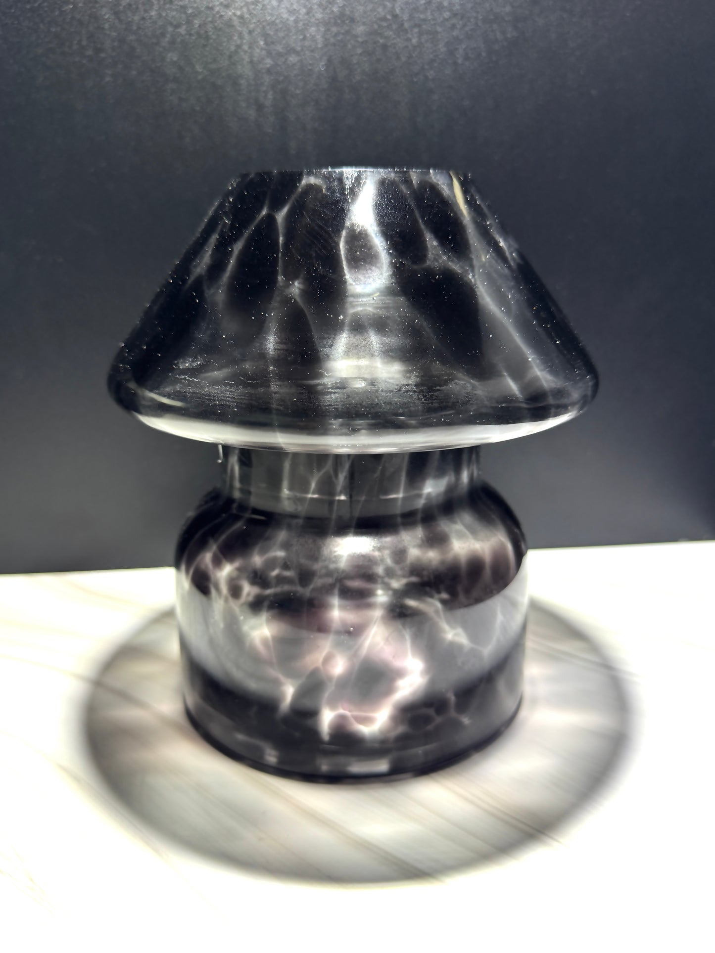 Dalmatian Black Lamp Jar