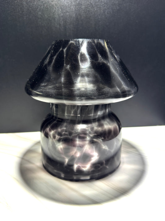 Dalmatian Black Lamp Jar