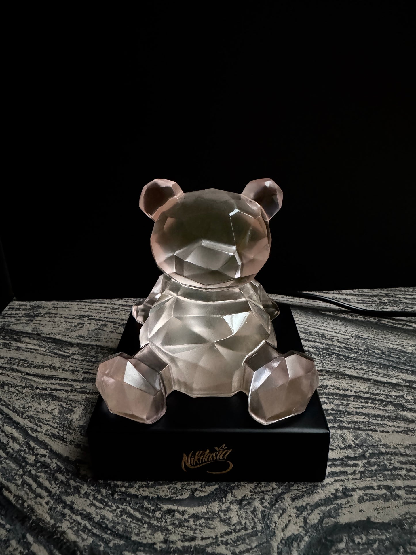 Glow in the dark bears LEDLAMP BASE INCLUDED