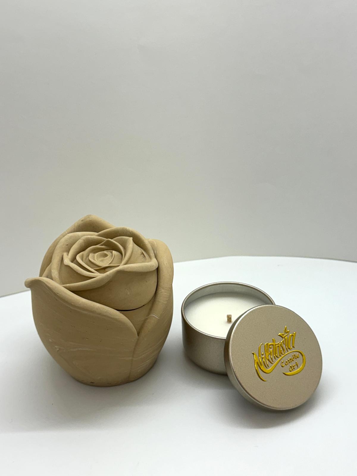 Rose Candle Holder Small