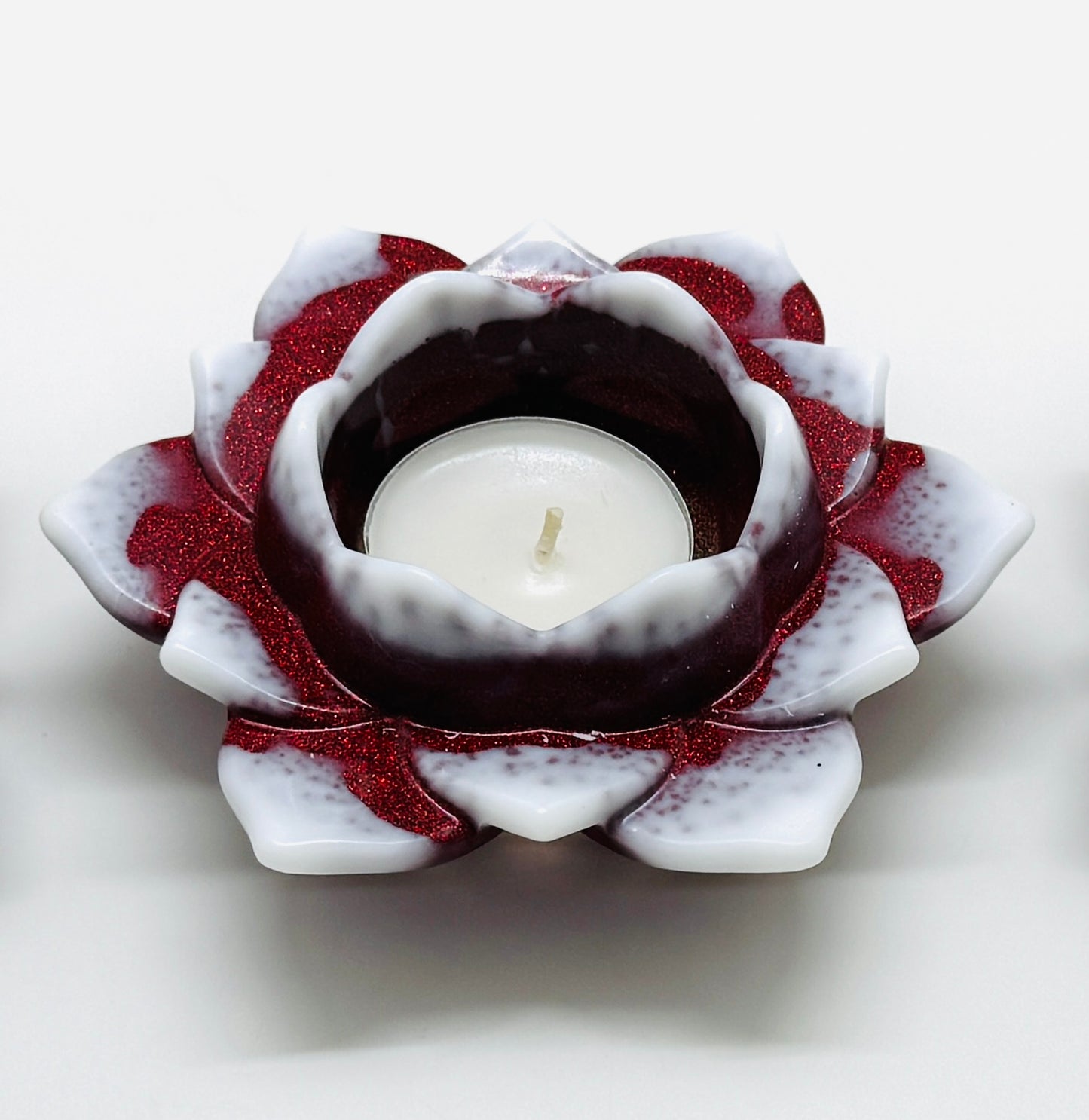 Christmas Lotus Candle Holder (per piece)