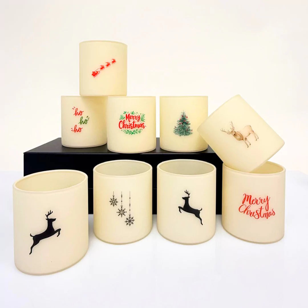 Christmas giftbox - Frosted Pearl Small - Cream white