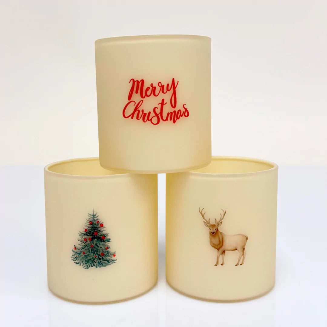 Christmas giftbox - Frosted Pearl Small - Cream white