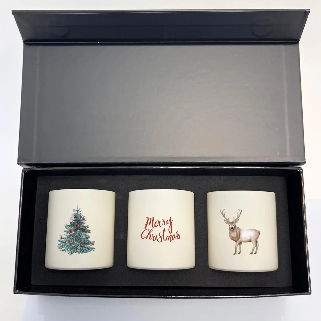 Christmas giftbox - Frosted Pearl Small - Cream white