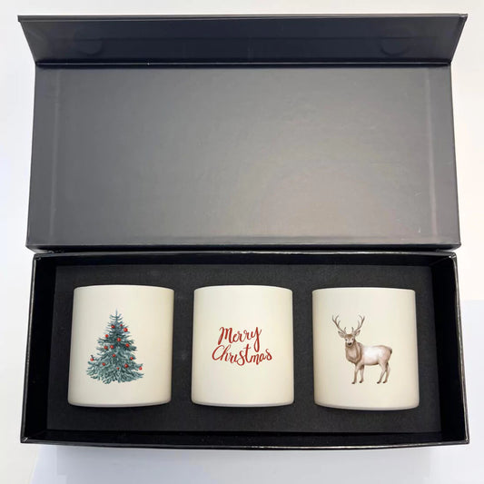 Christmas giftbox - Frosted Pearl Small - Cream white